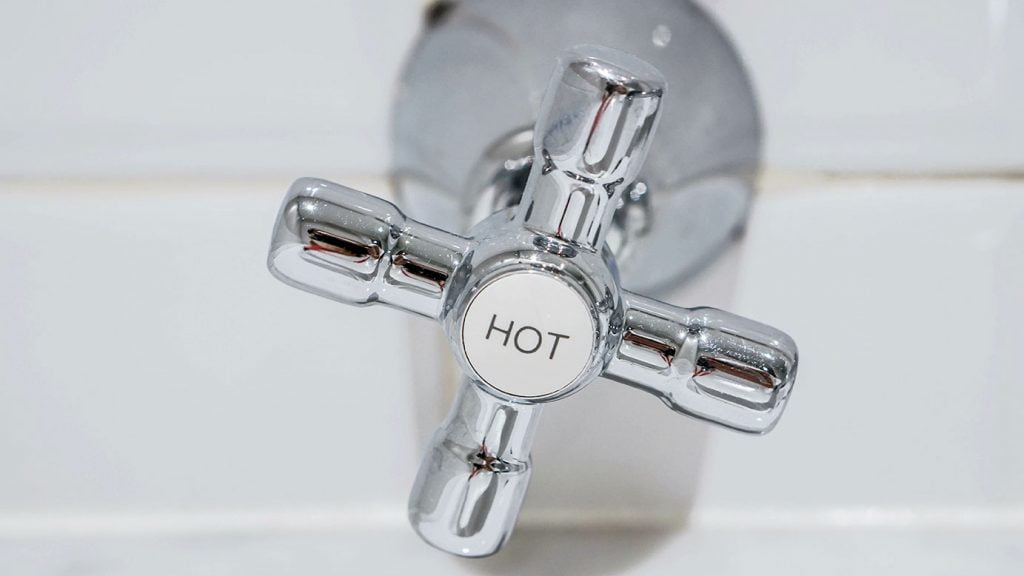 hot water handle